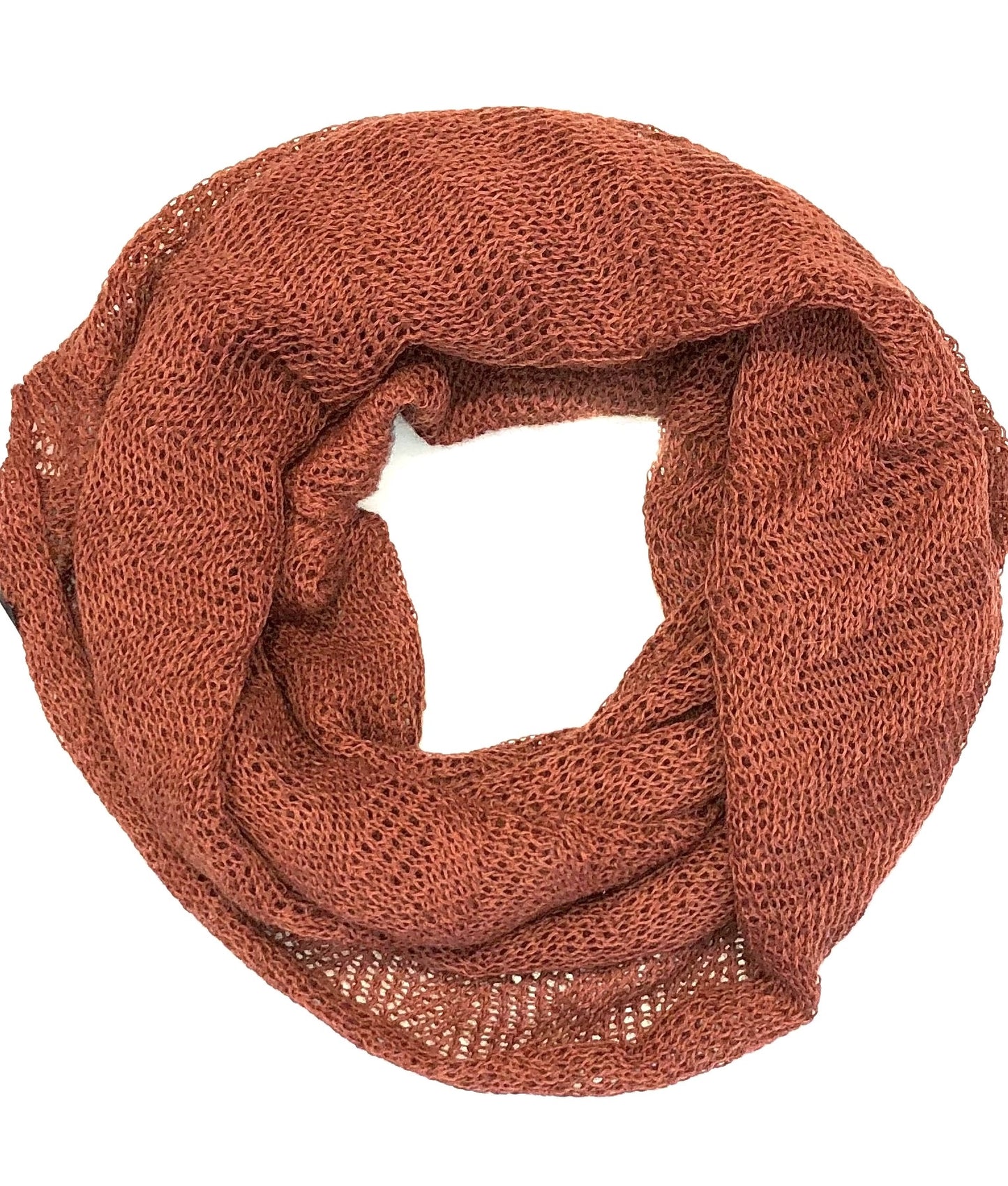 Infinity-Schal – Kupfer – Sol Alpaca