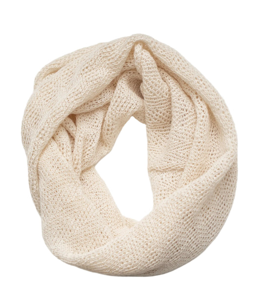 Infinity Scarf - Natural White - Sol Alpaca