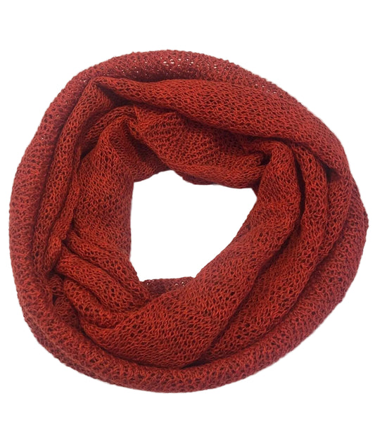 Infinity Scarf - Brick Red - Sol Alpaca